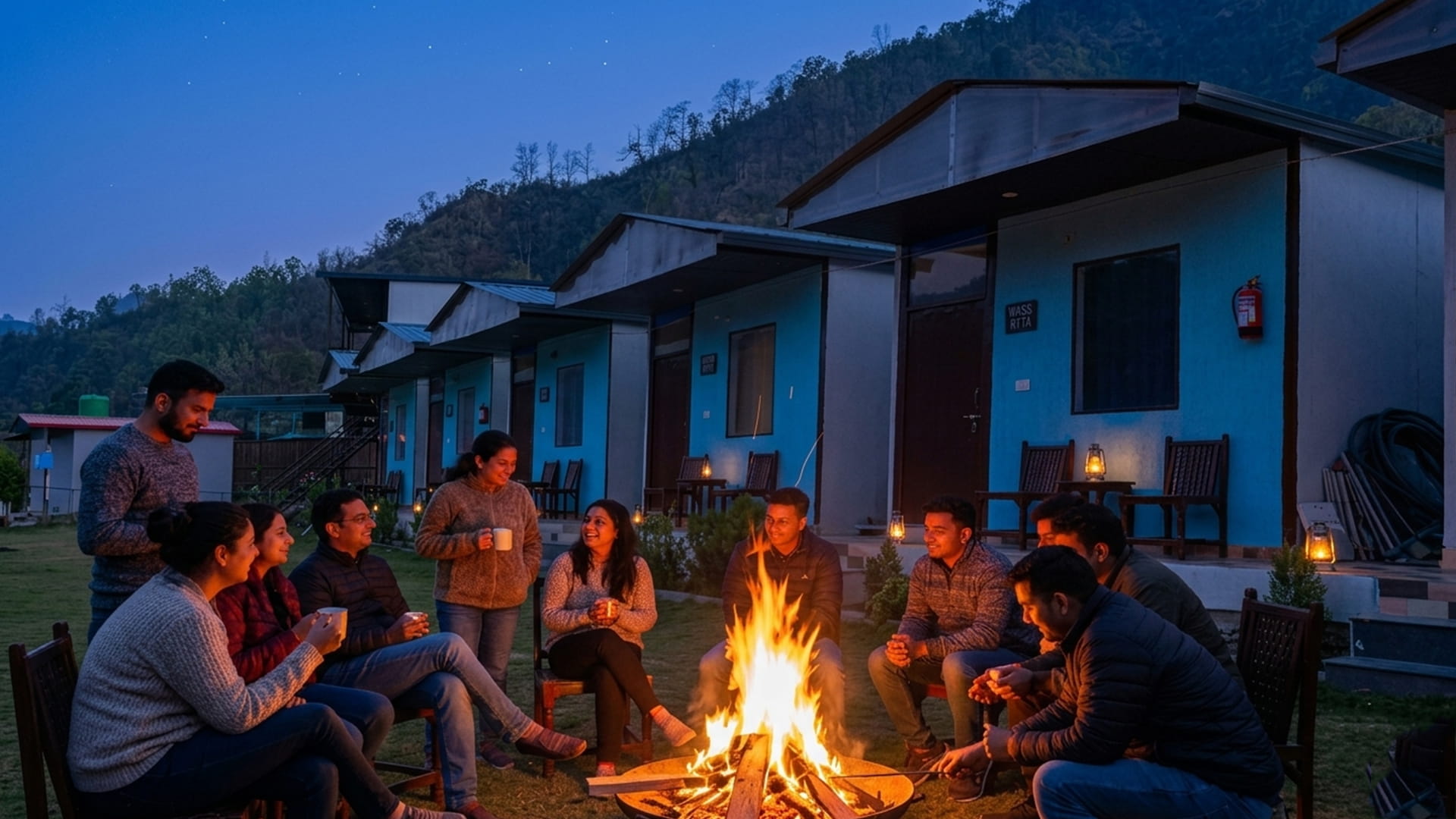 Bonfire Night Camping